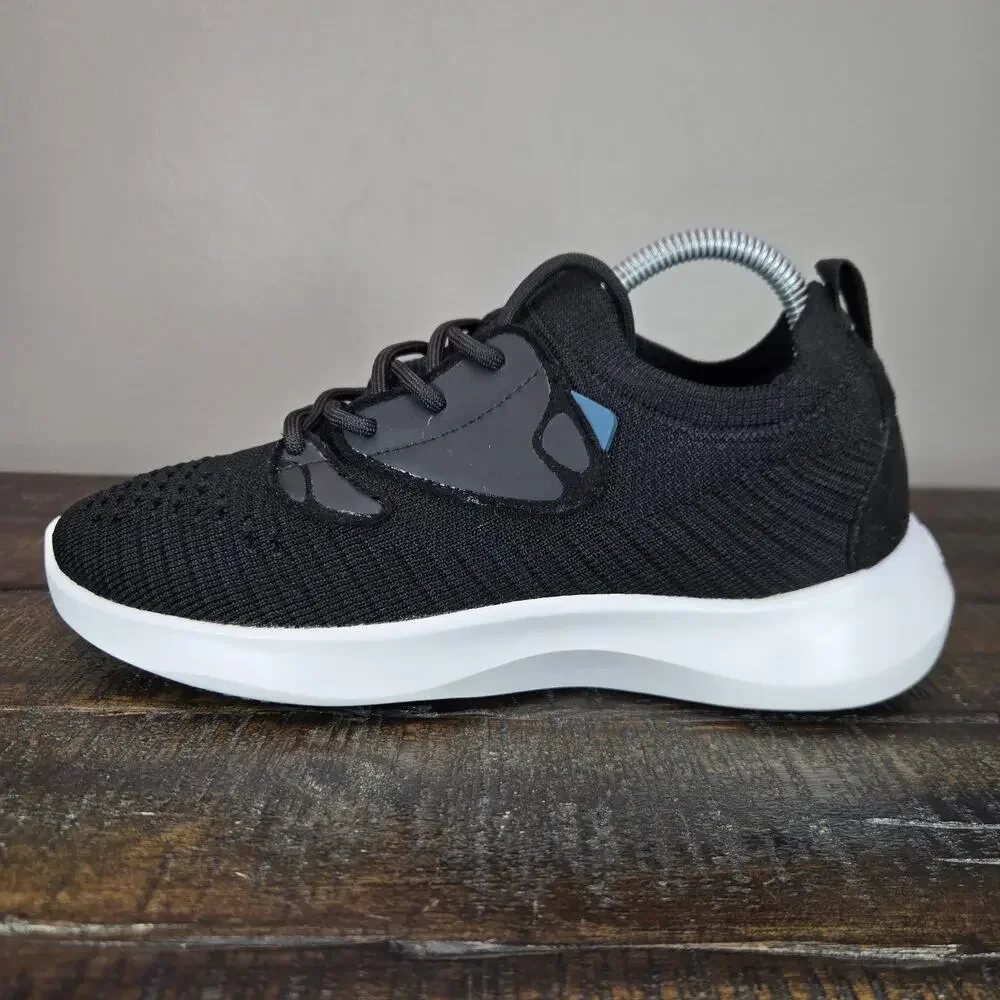 Vessi Everyday Move Lace Up Womens Size 5 Waterproof Shoes Sneakers Onyx Black